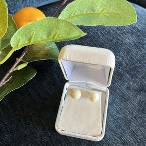 3 for $10Large pearl earrings